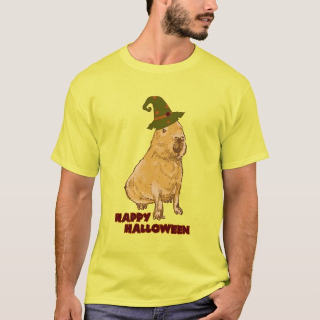 T-shirt Capybara drôle - Rongeur d'Halloween (Devant)
