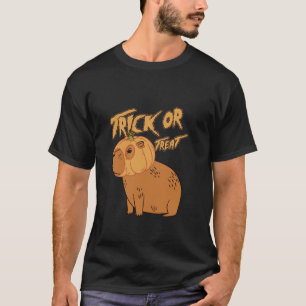 T-shirt Capybara éffrayant Trick Ou Treat Capy Halloween C