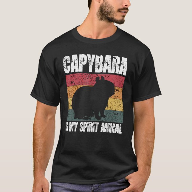 T-shirt Capybara Est Mon Esprit Animal Chemise Capybara An (Devant)