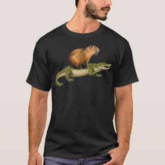 T-shirt Capybara et Alligator