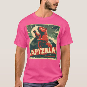 T-shirt Capybara Funny Capybara Rodent Capyzilla Funny