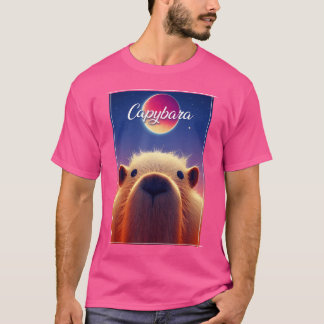 T-shirt Capybara Funny Capybara Rodent Grass-Mater Capybar
