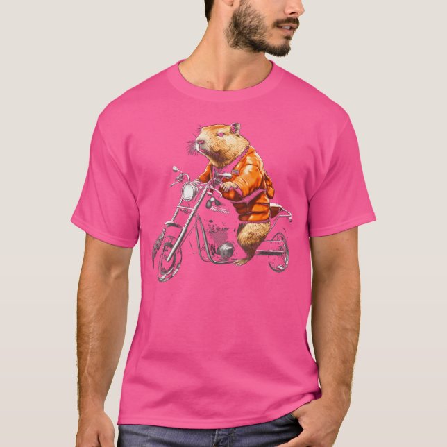 T-shirt Capybara Funny Capybara Rodent Grass-Mater Capybar (Devant)
