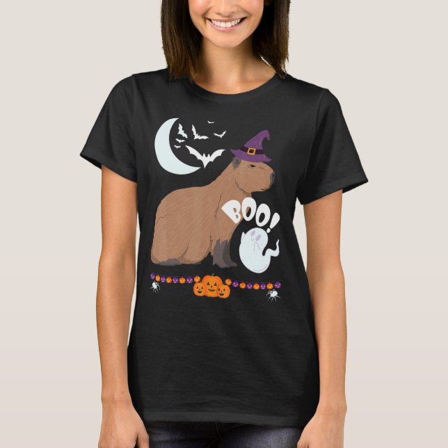T-shirt Capybara Halloween (Devant)