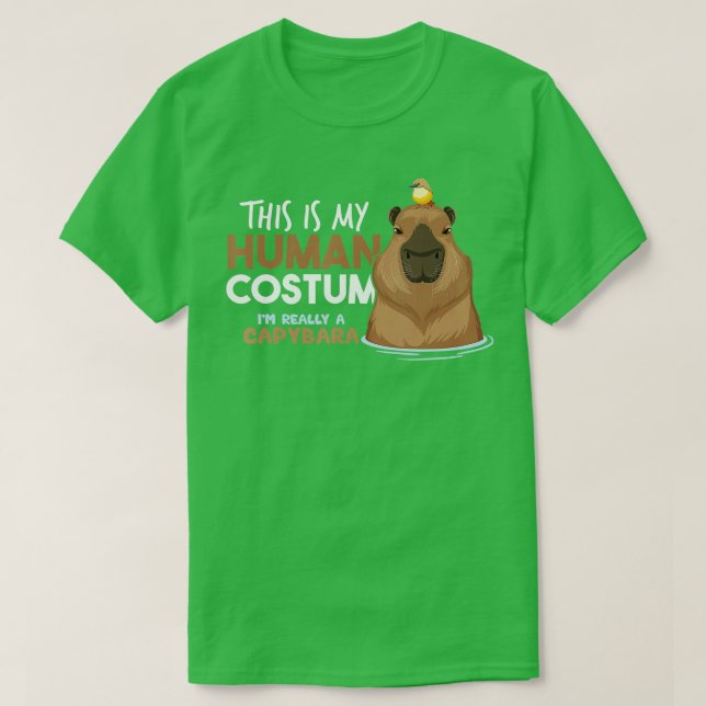 T-shirt Capybara Halloween Costume, Capybara Rodent Lovers (Design devant)