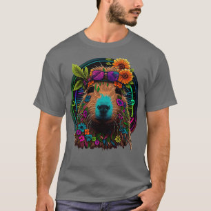 T-shirt Capybara Hippie 5
