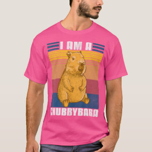 T-shirt Capybara Iam A Chubbybara
