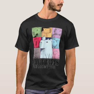 T-shirt Capybara Les rongeurs Capy Tour mème graphique été