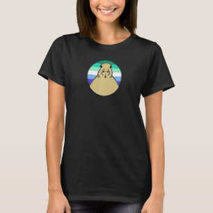 T-shirt Capybara LGBTQIA+ dans le cercle arc-en-ciel de la