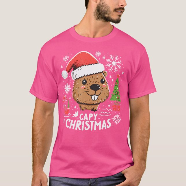 T-shirt Capybara Lover (Devant)