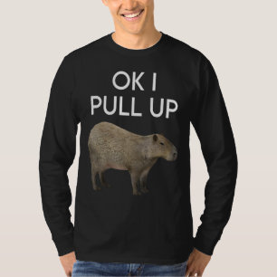 T-shirt Capybara Meme Tirer De Mignons Rongeurs Animaux Ma
