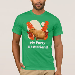 T-shirt Capybara My Furry Meilleur Ami