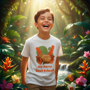 T-shirt Capybara My Furry Meilleur Ami