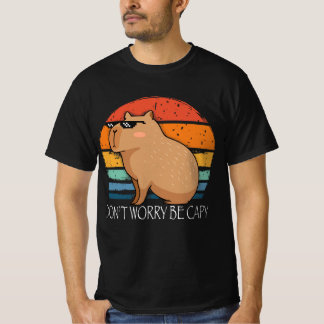 T-shirt Capybara Ne S'Inquiète Pas Être Capy Funny Rodent