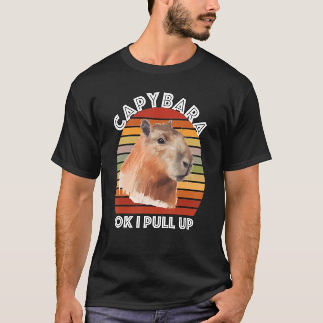 T-shirt Capybara Ok Je Tirai (Devant)