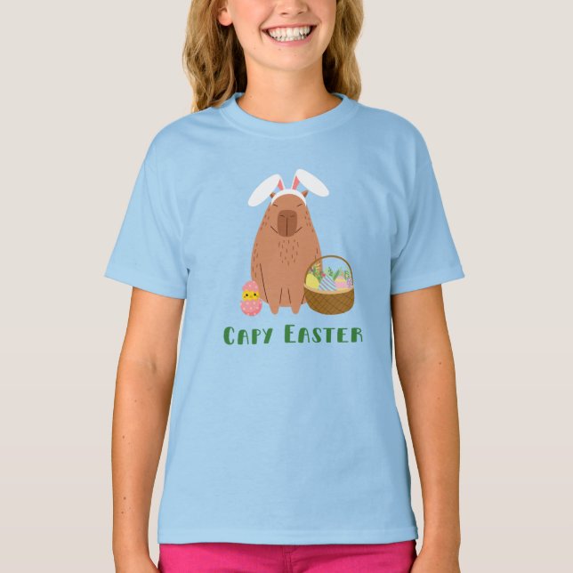 T-shirt Capybara Pâques (Devant)