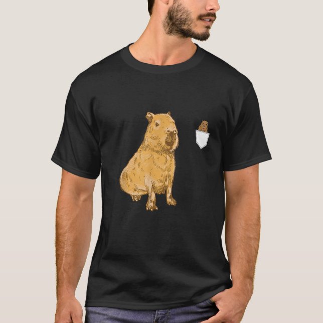 T-shirt Capybara Peluches Party Peluche Capybara Big Capyb (Devant)