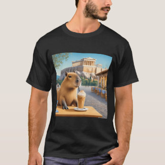 T-shirt Capybara Près De L'Acropole