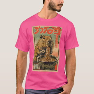 T-shirt Capybara Ramen japonais