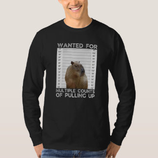 T-shirt Capybara recherché pour de multiples chefs d'accus
