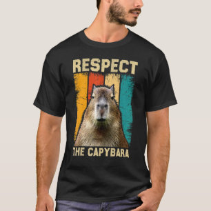 T-shirt Capybara  Respect The Capybara