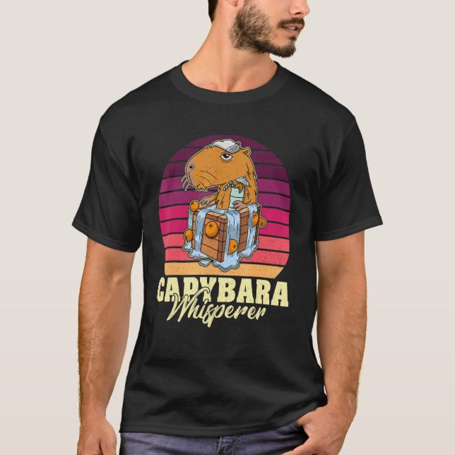 T-shirt Capybara Rodent mignon animal 15 (Devant)