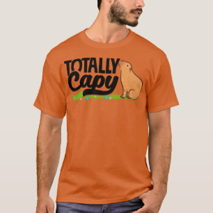 T-shirt Capybara Rodent Totalement Capy Pun