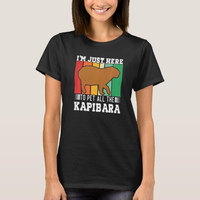 T-shirt Capybara Rongeur Géant Pour kapibara   21 (Devant)
