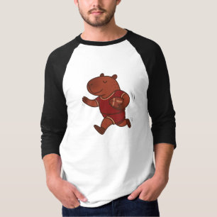 T-shirt capybara soccer sport animal capybara athlet