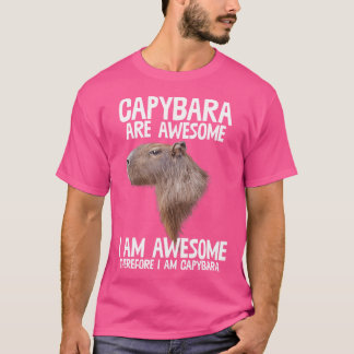 T-shirt Capybara sont géniaux donc JE SUIS Capibara Drôle