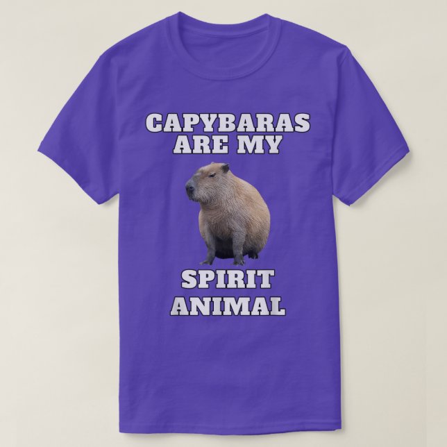 T-shirt Capybara Spirit Animal (Design devant)