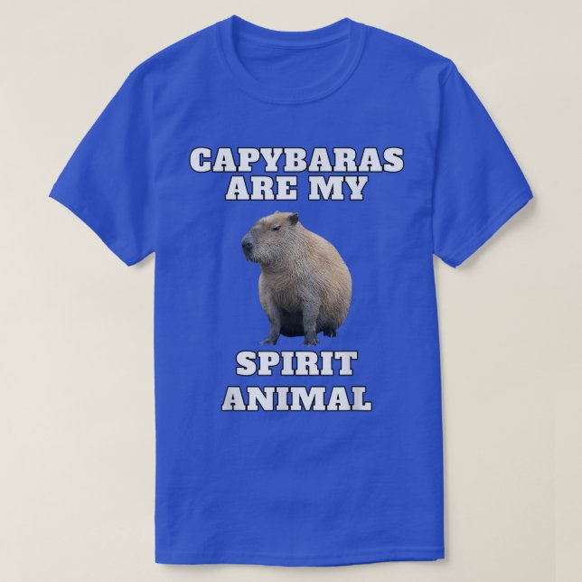T-shirt Capybara Spirit Animal (Design devant)