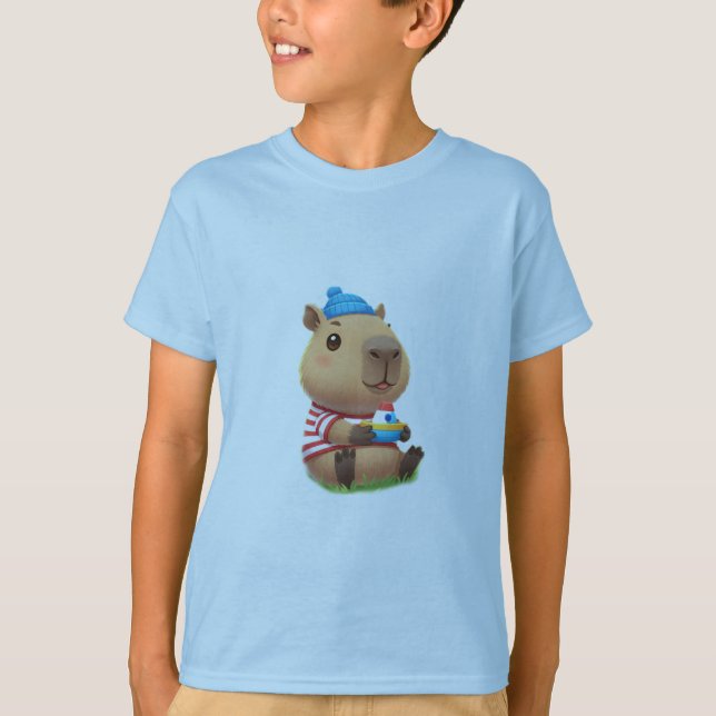 T-shirt Capybara T_shirt boy (Devant)