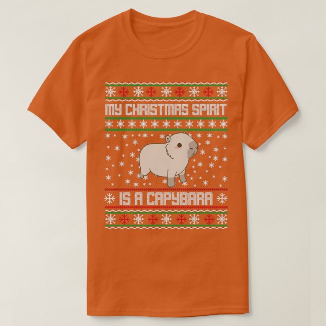 T-shirt capybara Ugly (Design devant)