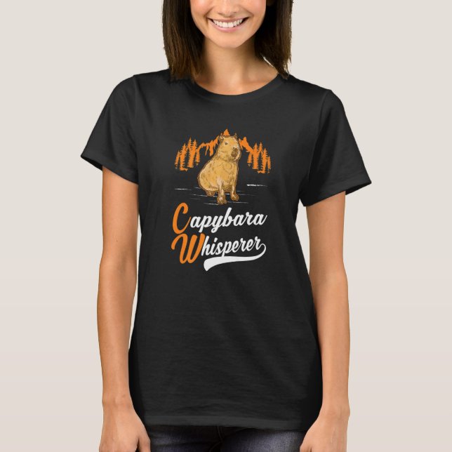 T-shirt Capybara Whisperer (Devant)