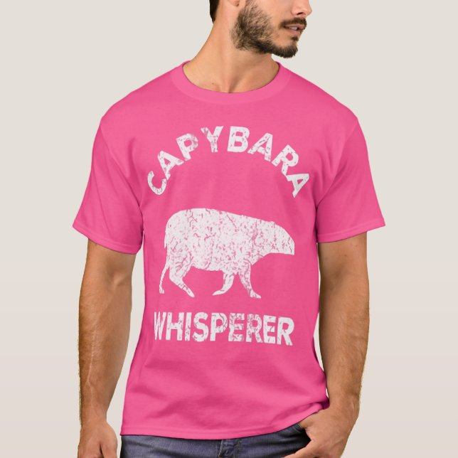 T-shirt Capybara Whisperer Capybara Lover Funny Capybara Q (Devant)
