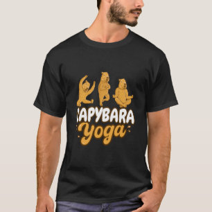 T-shirt Capybara Yoga pose l'entraînement de méditation