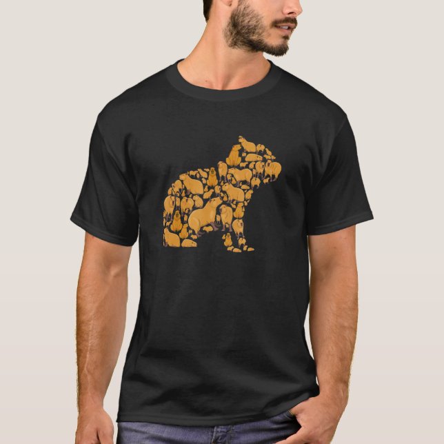 T-shirt Capybaras Comme Capybara (Devant)