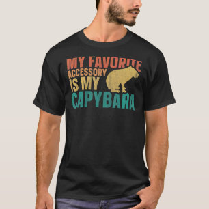 T-shirt Capybaras My Favorite Accessory Is My Capybara