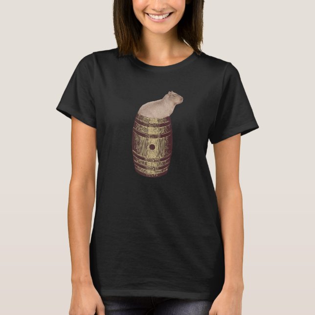 T-shirt Capybarrel - Cool Capybara - Rodent d'Amérique du  (Devant)