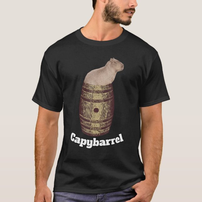 T-shirt Capybarrel - Cool Capybara - Rodent d'Amérique du  (Devant)