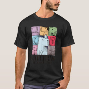 T-shirt Capyeras Funny Capybara Couleur Concert Tour Migno