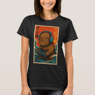 T-shirt Capyra Drôles de jeux vidéo Capyra Gamers Enfants