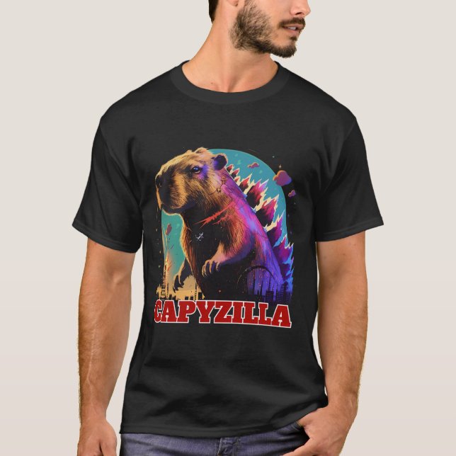 T-shirt Capyzilla Capybara (Devant)