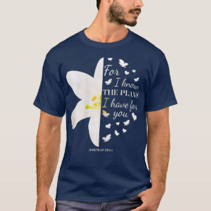 T-shirt Car Je Connais Les Plans Que J'Ai Pour Vous Jeremi