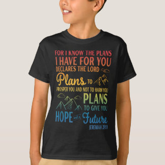 T-shirt Car Je Connais Les Projets Que J'ai Pour Vous Decl