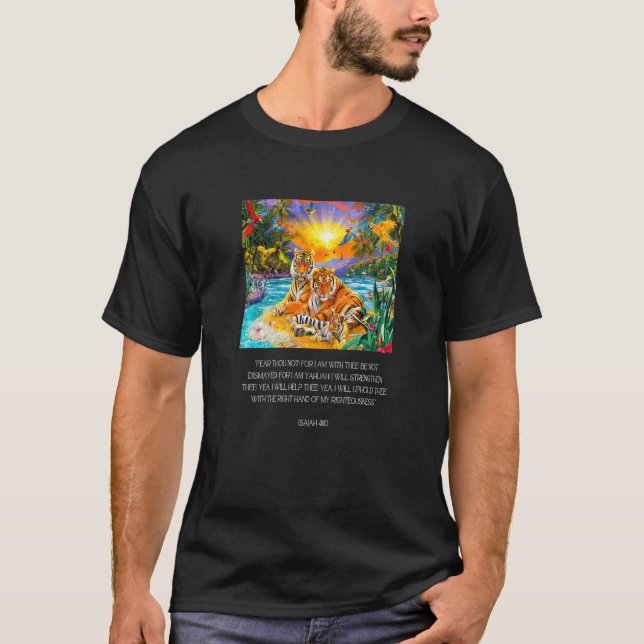 T-shirt Car Je Suis Yahuah Et Je Vais Te Renforcer (Devant)