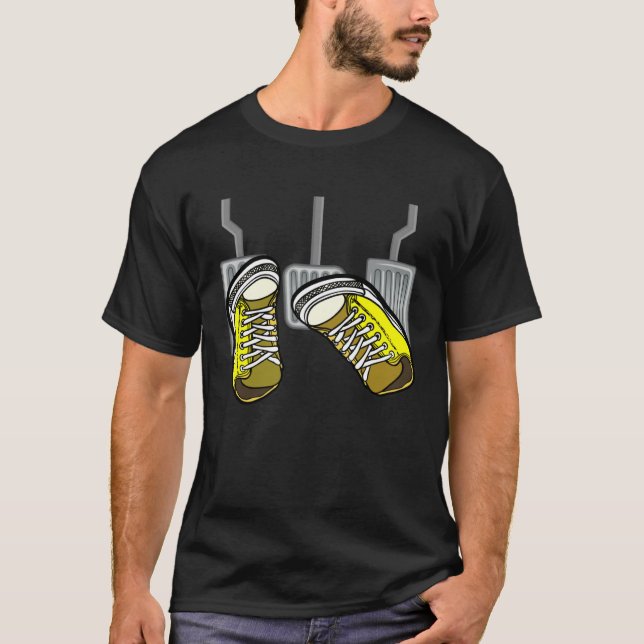 T-shirt Car  Manual Car Pedals Stick Shift Gearbox Racing (Devant)