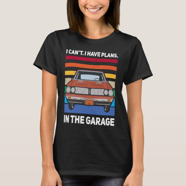 T-shirt Car Mechanic Garage  Diesel  & Car Mechanic (Devant)