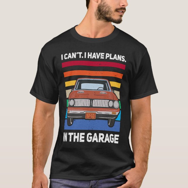 T-shirt Car Mechanic Garage  Diesel  & Car Mechanic (Devant)